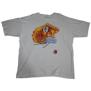 Vintage 1996 Tony The Tiger Frosted Flakes Kelloggs Cereal Promo T-Shirt XL